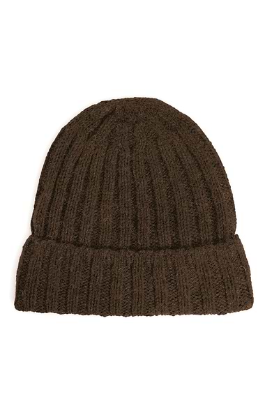 Men's Shetland Ribbed Beanie Hat