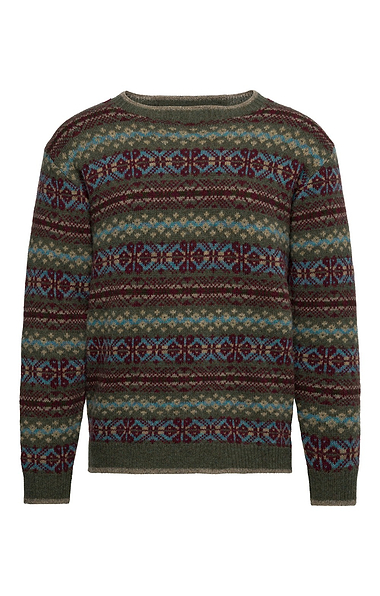 Men's Shetland Fairisle Crew