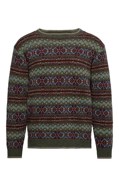Men's Shetland Fairisle Crew