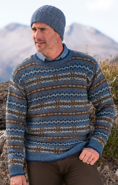 Men's Shetland Fairisle Crew