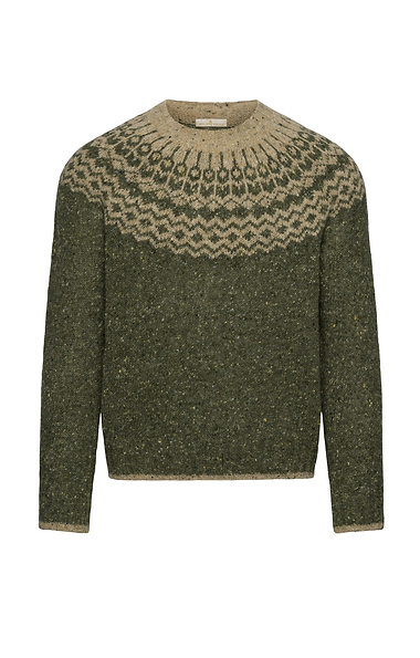 Men’s Donegal Fairisle Crew