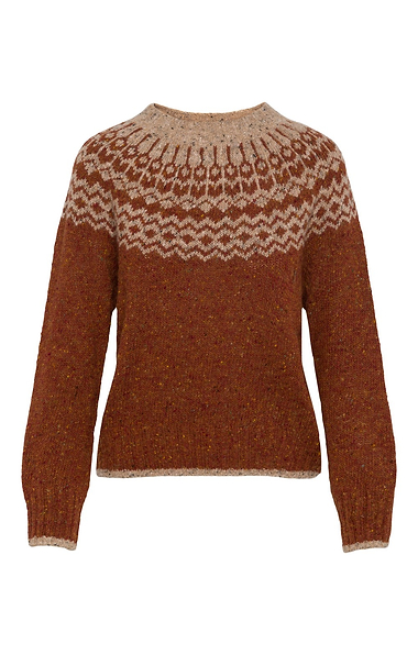 Ladies House of Bruar Donegal Fairisle Crew