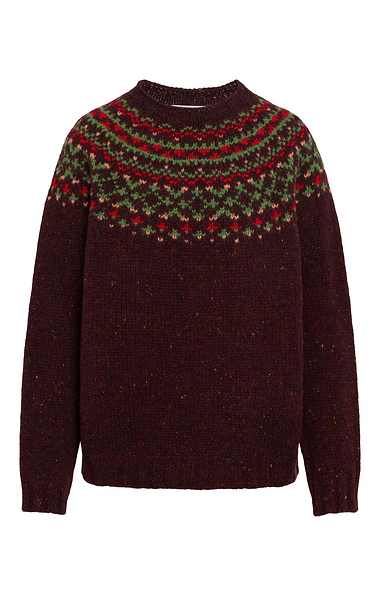 Ladies Pure Wool Fairisle Sweater