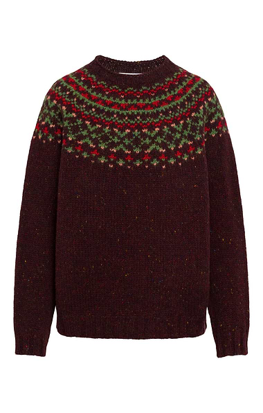 Ladies Pure Wool Fairisle Sweater