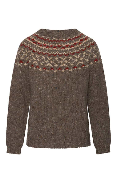Ladies Pure Wool Fairisle Sweater