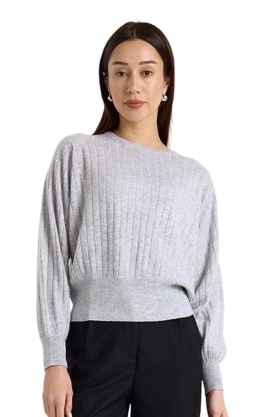 Ladies Cashmere Pixie Crew Neck Sweater