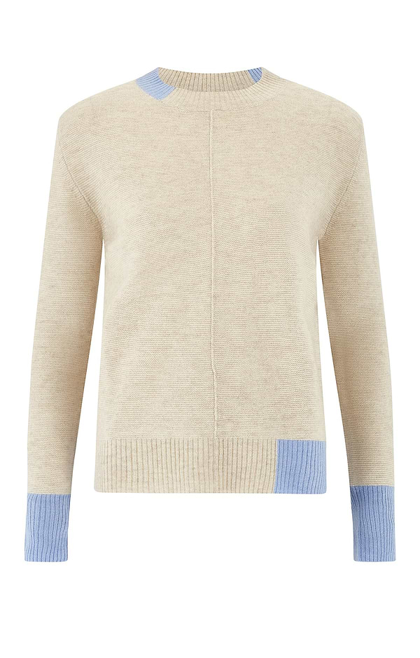 Ladies Windsor & White Cashmere Colour Pop Crew Neck