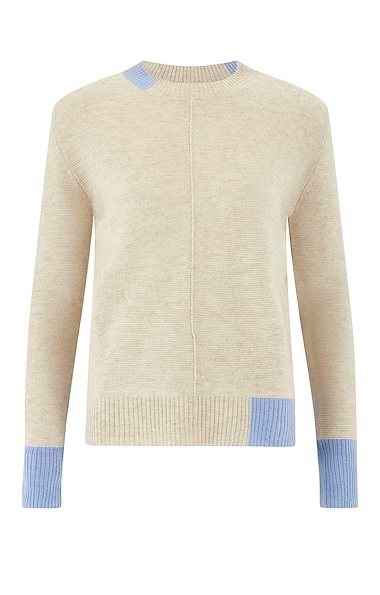 Ladies Windsor & White Cashmere Colour Pop Crew Neck