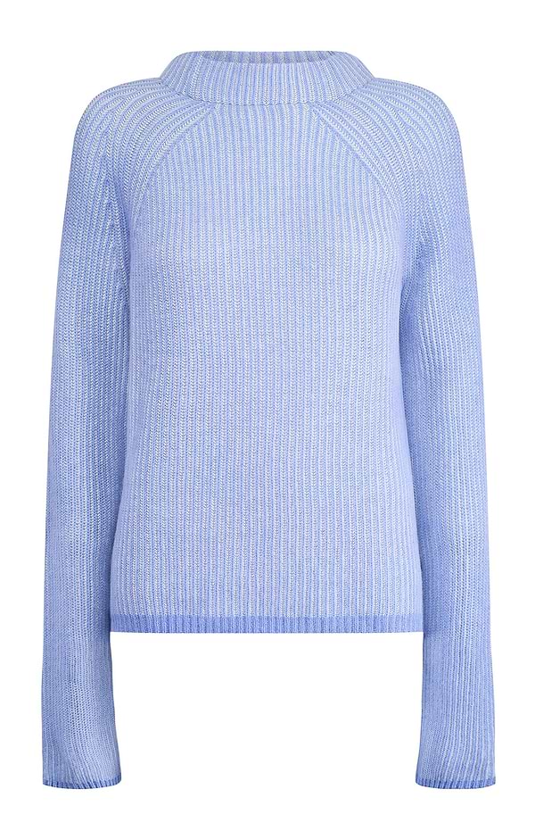 Ladies Windsor & White Cashmere Plait Funnel Neck Sweater