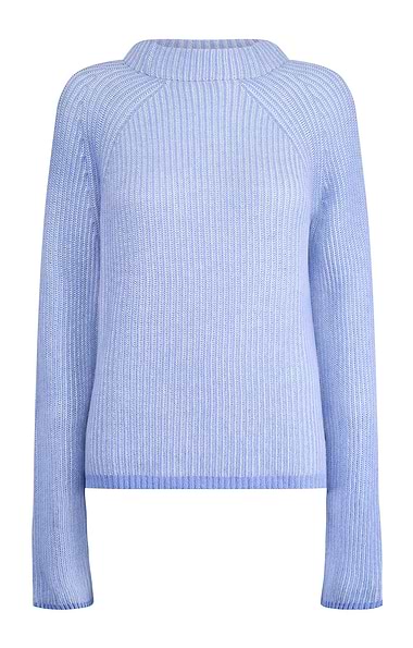 Ladies Windsor & White Cashmere Plait Funnel Neck Sweater