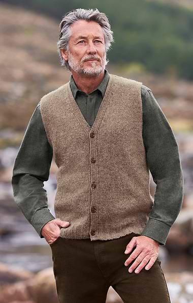 Men's Wool Waistcoat