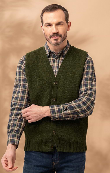 Men's Wool Waistcoat