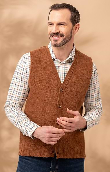 Men's Wool Waistcoat