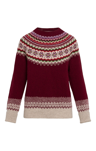 Ladies Fairisle Turtle Neck Sweater