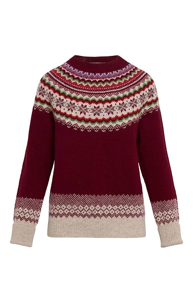Ladies Fairisle Turtle Neck Sweater