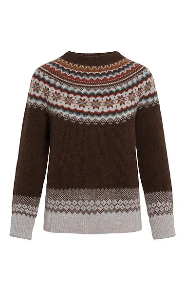 Ladies Fairisle Turtle Neck Sweater