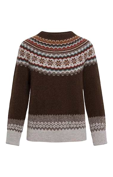 Ladies Fairisle Turtle Neck Sweater