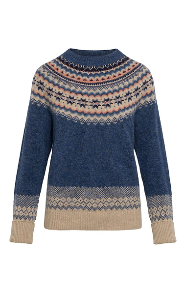 Ladies Fairisle Turtle Neck Sweater