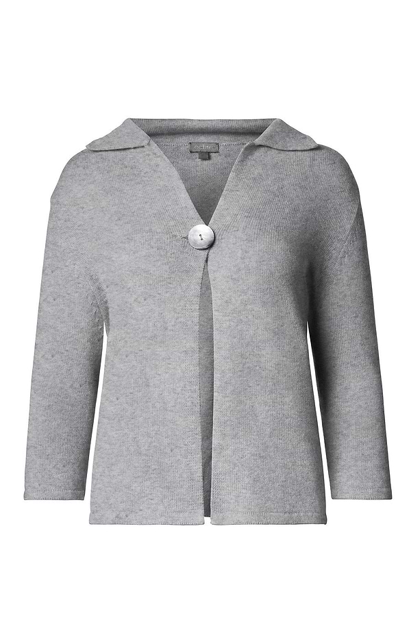 Ladies Single Button Back Vent Cardigan