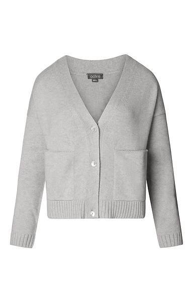 Ladies Gab Cashmere & Lambswool Pocket Cardigan