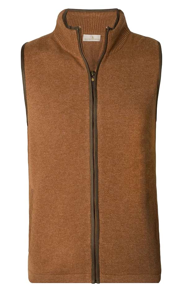Men's Trim Lambswool & Cashmere Gilet