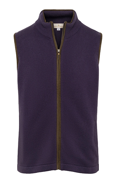 Men's Trim Lambswool & Cashmere Gilet