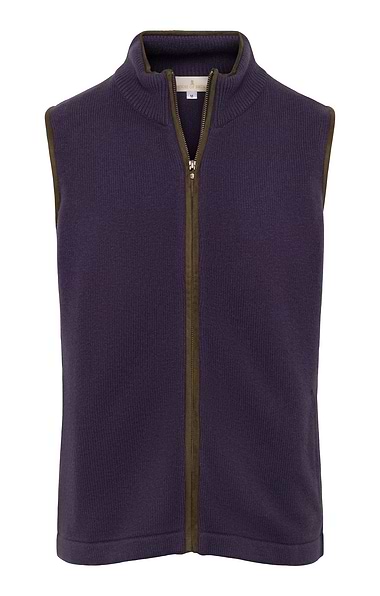 Men's Trim Lambswool & Cashmere Gilet