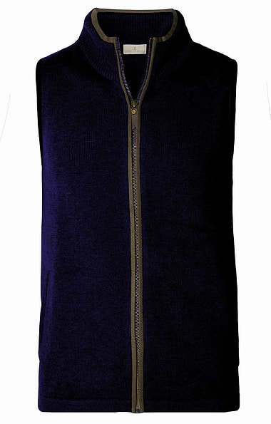 Men's Trim Lambswool & Cashmere Gilet