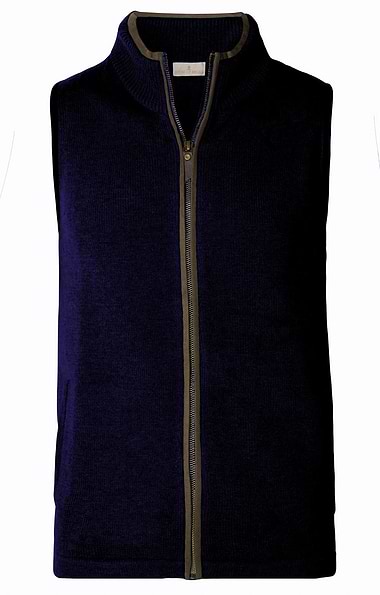 Men's Trim Lambswool & Cashmere Gilet