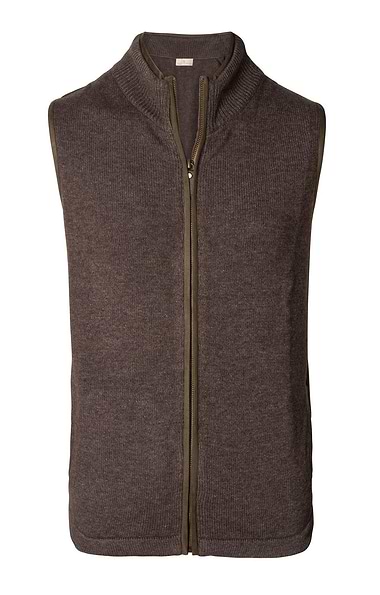 Men's Trim Lambswool & Cashmere Gilet