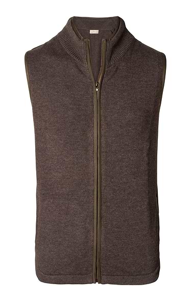 Men's Trim Lambswool & Cashmere Gilet
