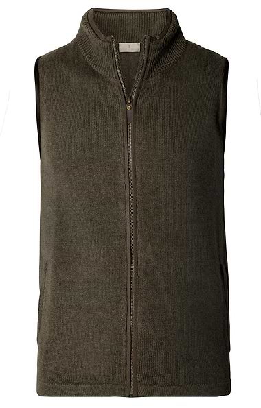 Ladies Cashmere Blend Trim Gilet