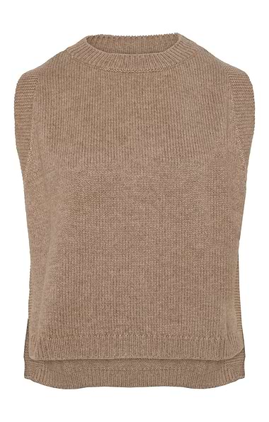 Ladies Lula Cashmere & Lambswool Tank Top