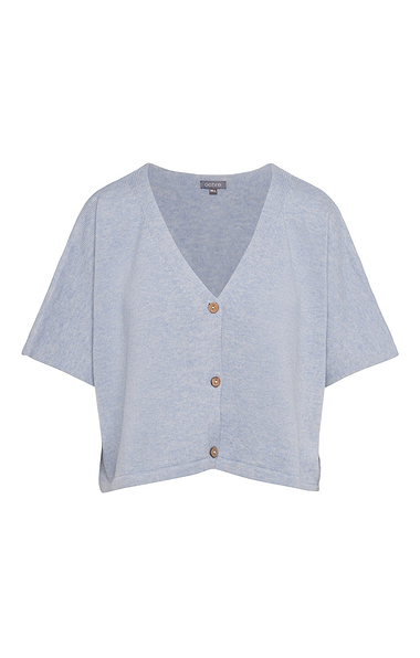 Ladies Lambswool Cashmere V-Neck Cardigan