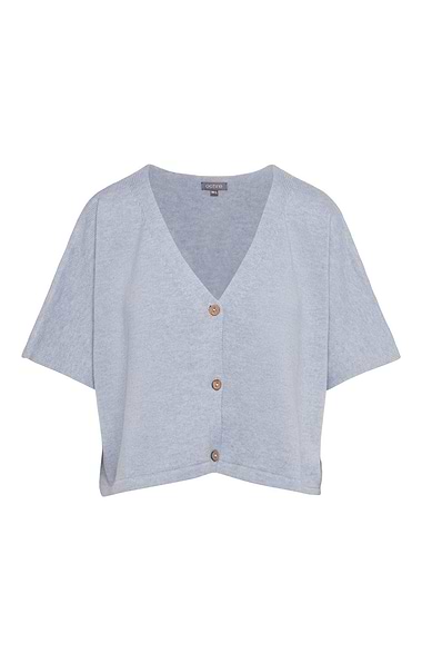 Ladies Lambswool Cashmere V-Neck Cardigan