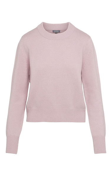 Ladies Lambswool Cashmere Crew Neck Jumper