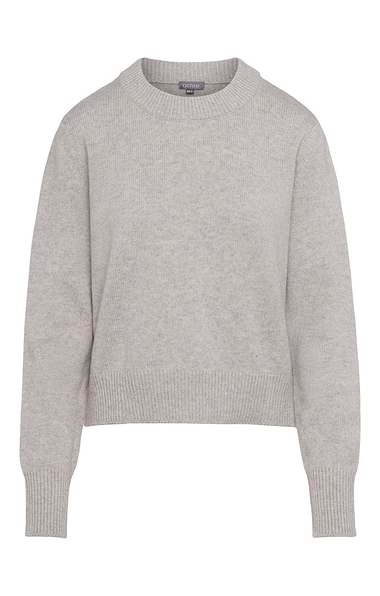 Ladies Lambswool Cashmere Crew Neck Jumper
