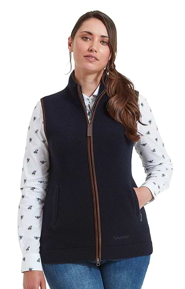 Ladies Schoffel Orkney Merino Gilet
