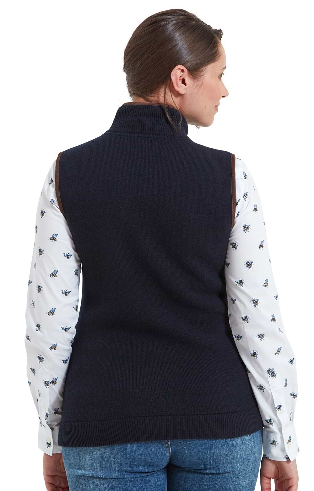 Gilet En Laine Mélangée Bleu Marine - Aventures Des Toiles - Taille FR38 - Neuf Avec étiquettes