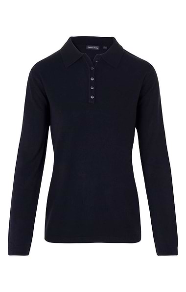 Ladies Soft Feel Polo Neck