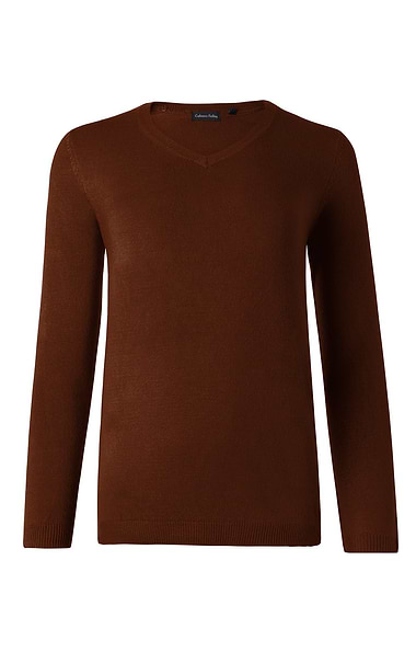 Ladies Knitted V Neck Top