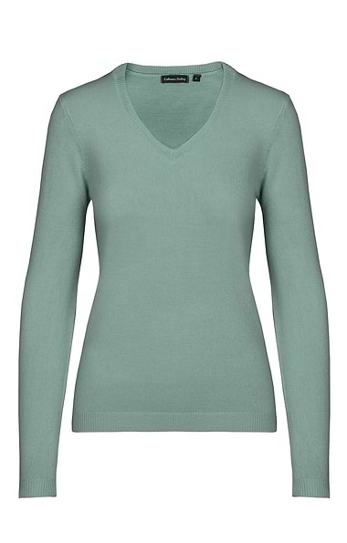 Ladies Knitted V Neck Top
