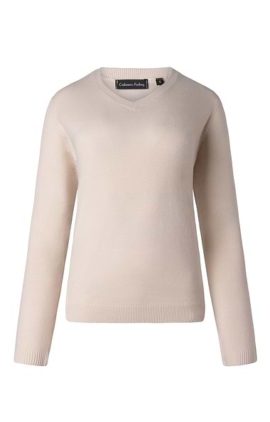 Ladies Knitted V Neck Top