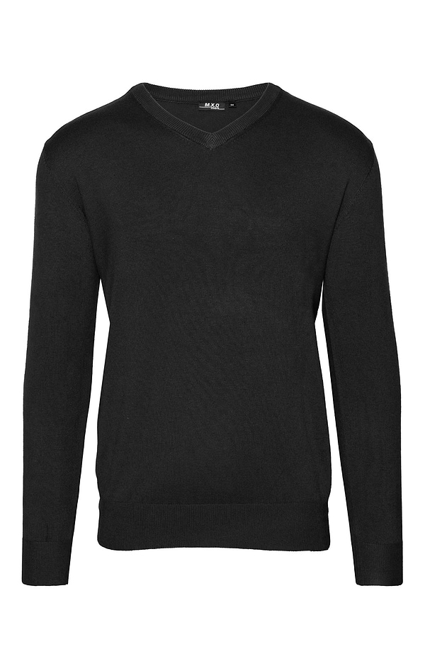 Men's Knitted V-Neck Jumper