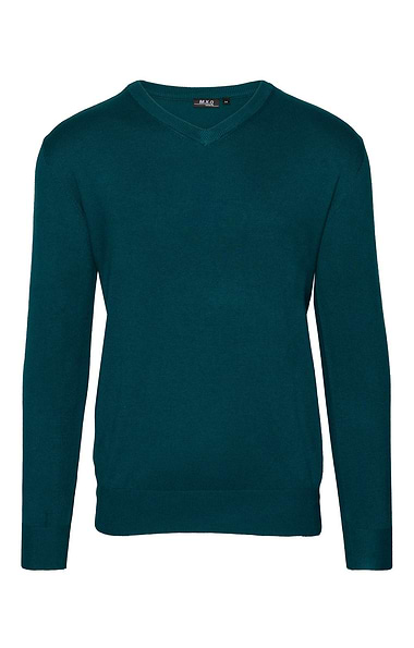 Men's Knitted V-Neck Jumper