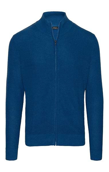 Men's Cotton Zip Cardigan