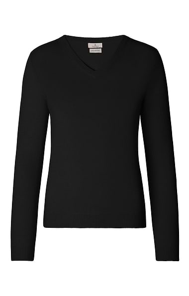 Ladies 2-Ply Cashmere V-Neck Sweater
