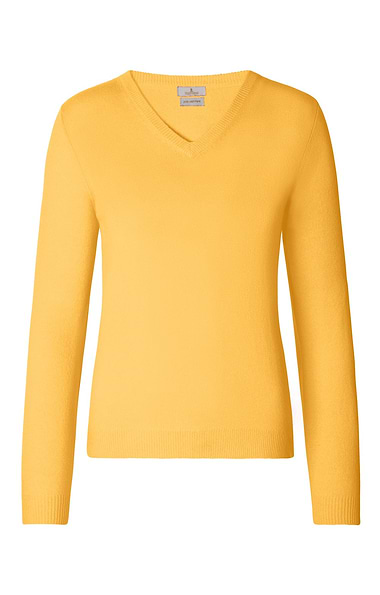 Ladies 2-Ply Cashmere V-Neck Sweater