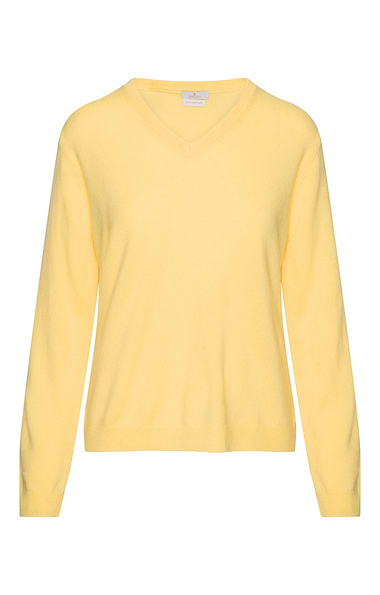 Ladies 2-Ply Cashmere V-Neck Sweater