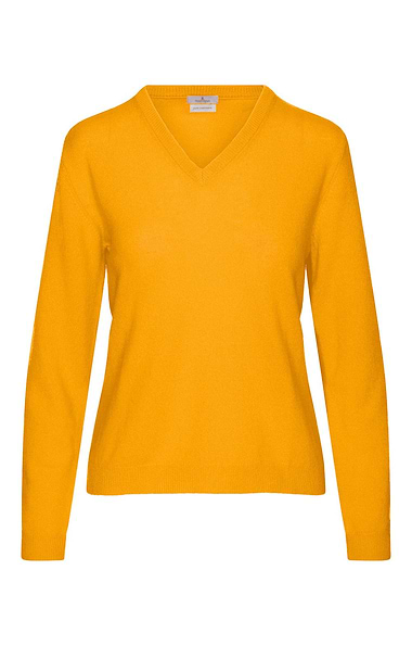 Ladies 2-Ply Cashmere V-Neck Sweater